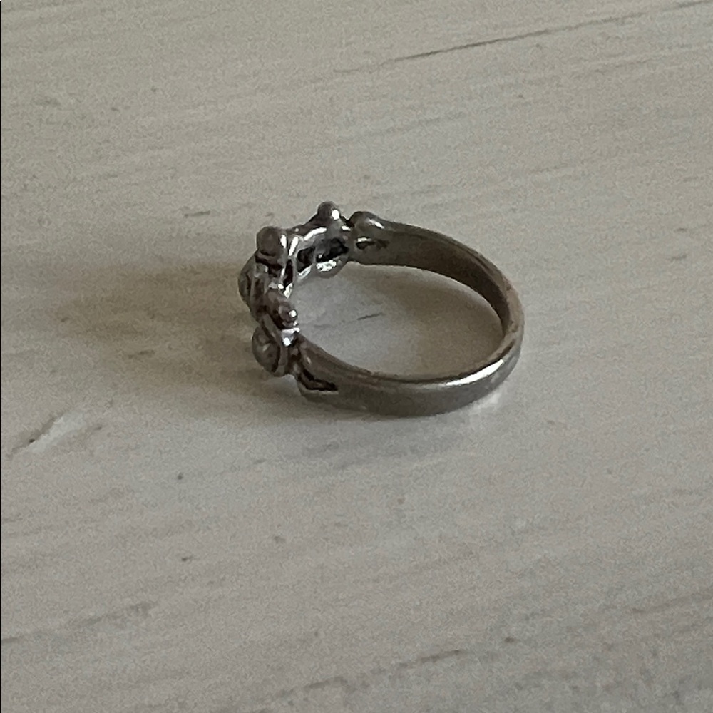 1990’s Turtle Silver Decorative Ring - image 4